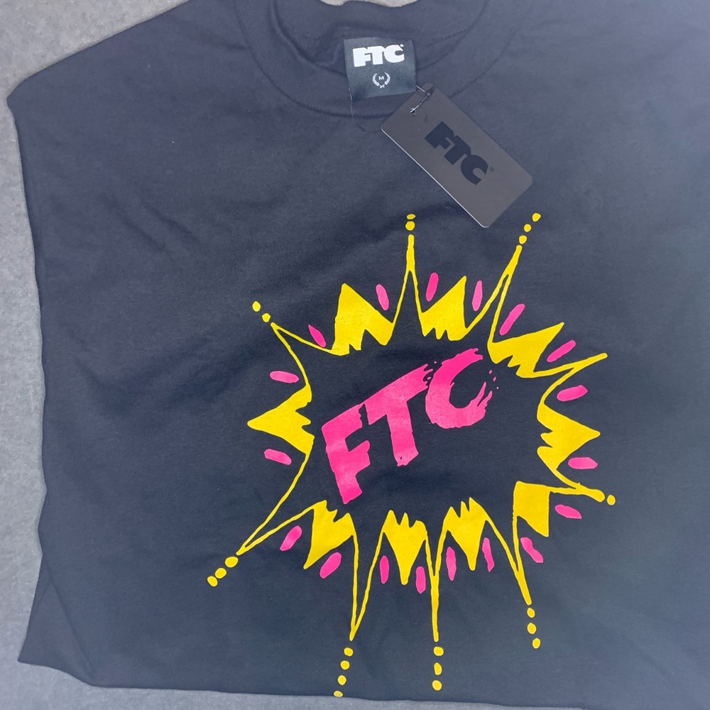 FTC Medium black Tshirt. 
“FTC Explosion logo”